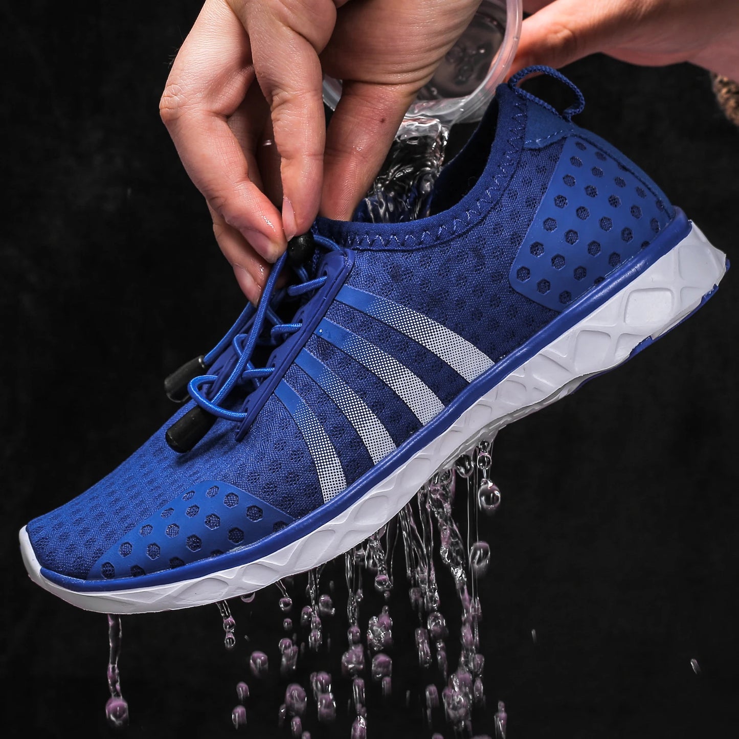 Soft Beach Sneakers Water Shoes for Women Men Breathable Quick Dry Shoes