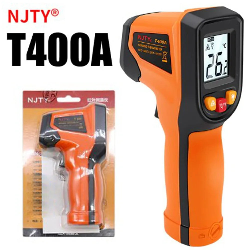 NJTY T600A Digital Infrared Thermometer Non Contact Laser Thermometer Industrial