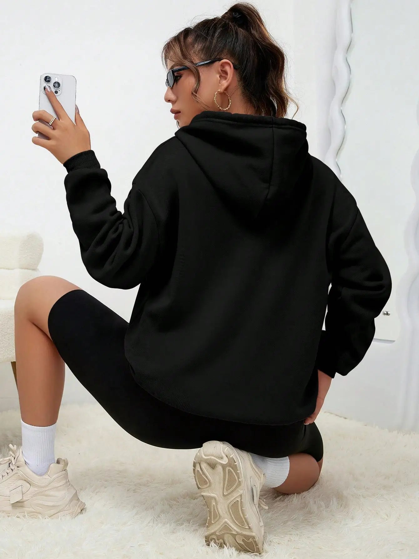Los Angeles Design Women Streetwear American Style Fashion Sweatshirt Hip Hop Female Hoodies Casual
