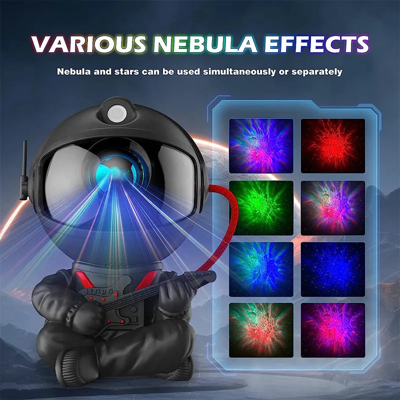 Galaxy Star Projector LED Night Light Starry Sky Astronaut Projectors Lamp For Bedroom Children Gifts